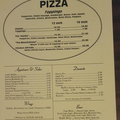 Amoroso's Italian bar Menu image 3